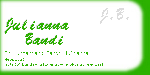 julianna bandi business card